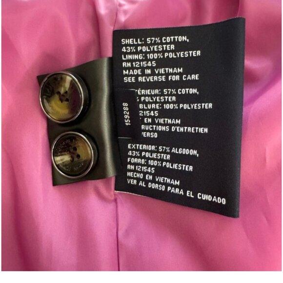 London Fog Orchid Trench Coat - Picture 3 of 16